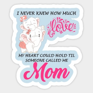 I never knew how much love my heart could hold Sticker